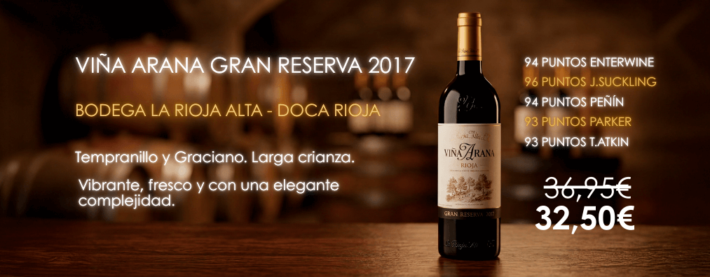 Vino tinto Viña Arana Gran Reserva 2017