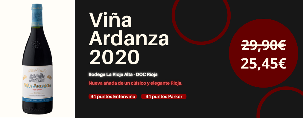 Vino tinto Viña Ardanza Reserva 2020